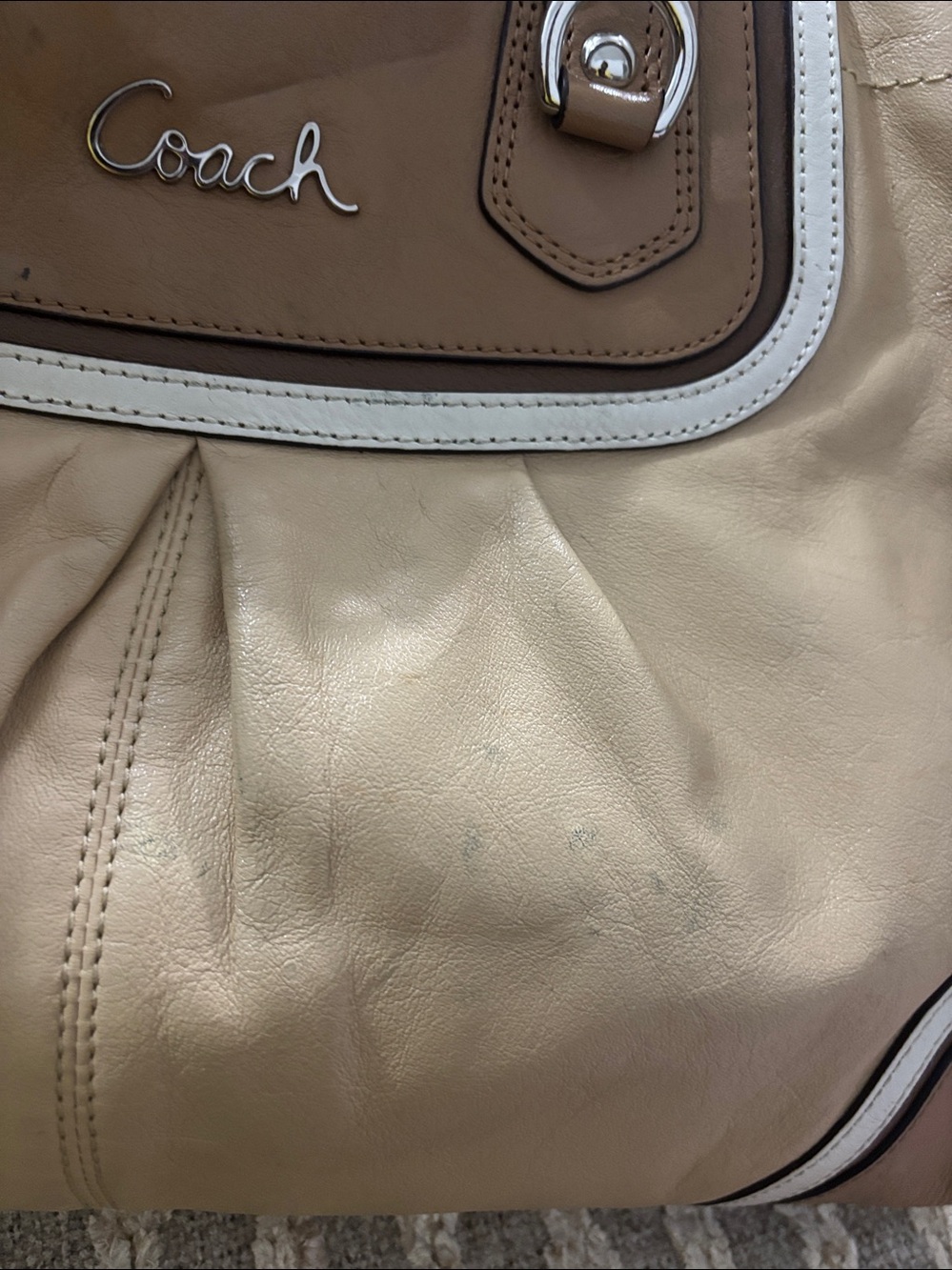 Coach Ashley Spectator Leather Shoulder Bag - Picture 9 of 16